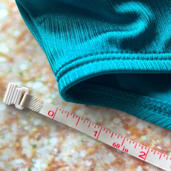 NWT metallic turquoise size 2X clean hipster - Picture 4 of 6